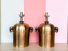 Pair of Metal Elephant Lamps