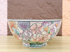 Colorful Floral Vase and Bowl