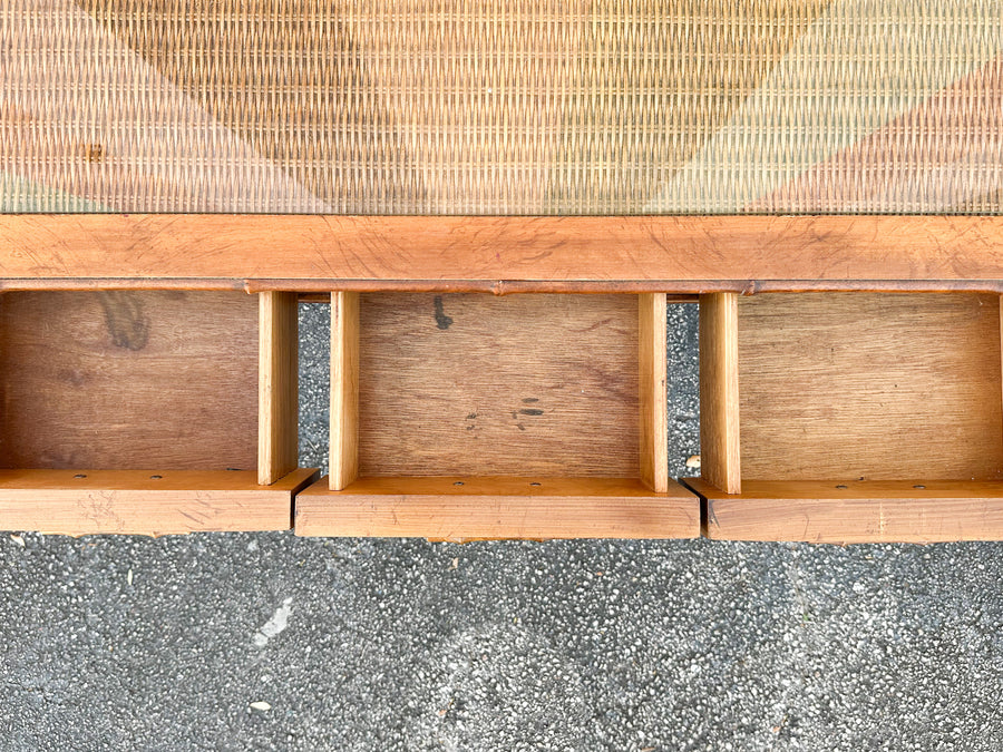 Handsome Faux Bamboo Writing Desk