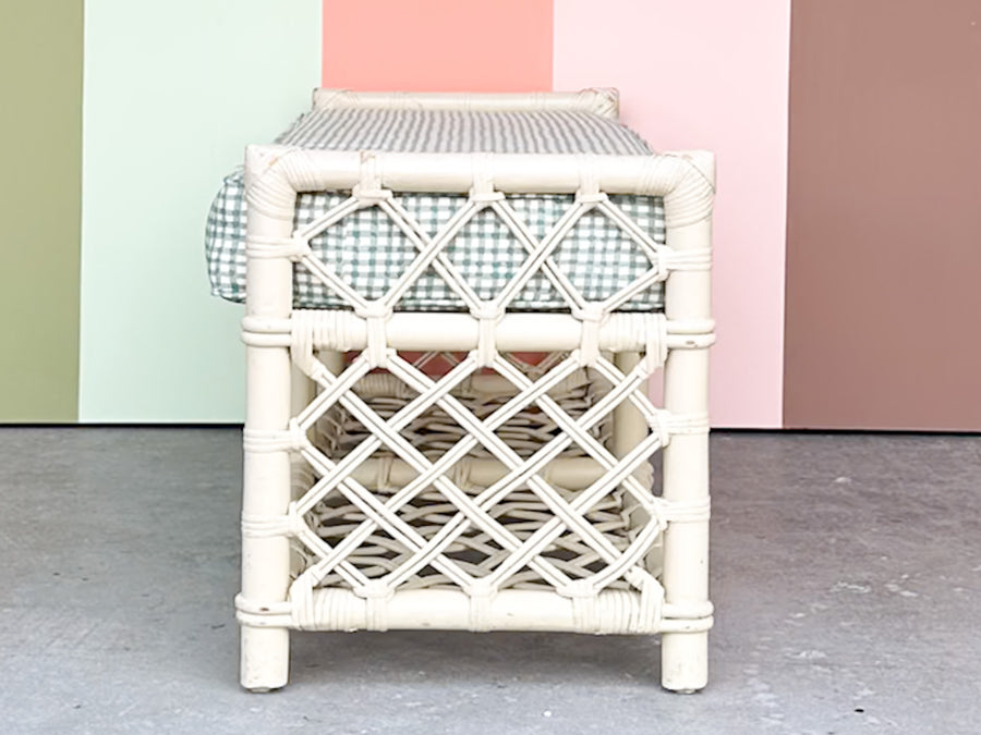 Ficks Reed Rattan Bench