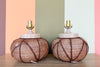Pair of Island Chic Ceramic Lamps