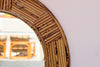 Round Bamboo Mirror