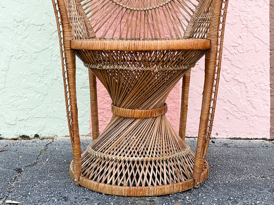 Cute Buri Rattan Sunburst Chair