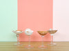 Set of Four Shell Chic Coupes