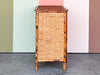 Tortoiseshell Rattan Nightstand