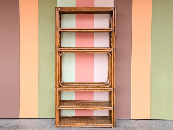 Chippendale Rattan Etagere