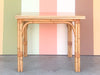 Old Florida Rattan Flip Top Game Table
