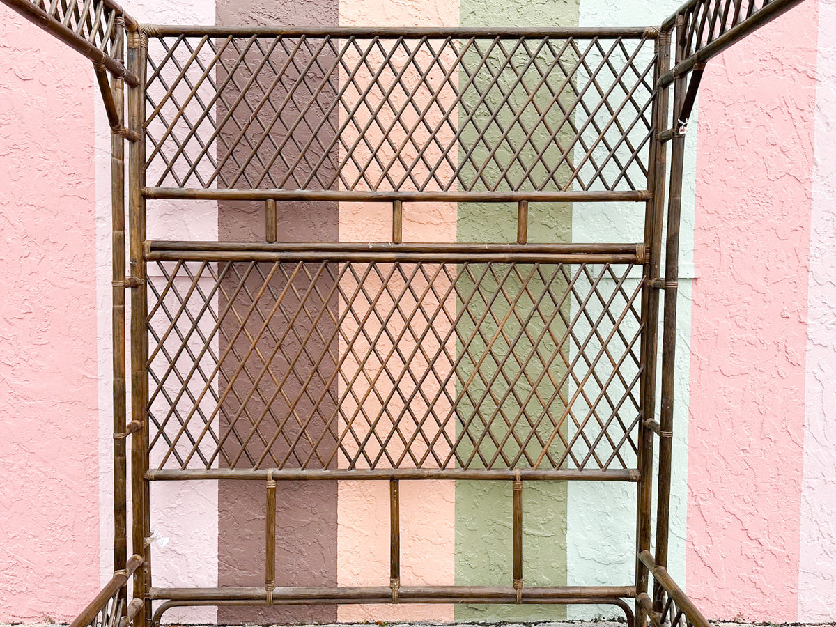 Fab Rattan Queen Canopy Bed