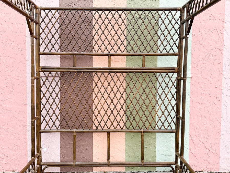 Fab Rattan Queen Canopy Bed
