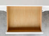Custom Wood and Rattan Painted Desk