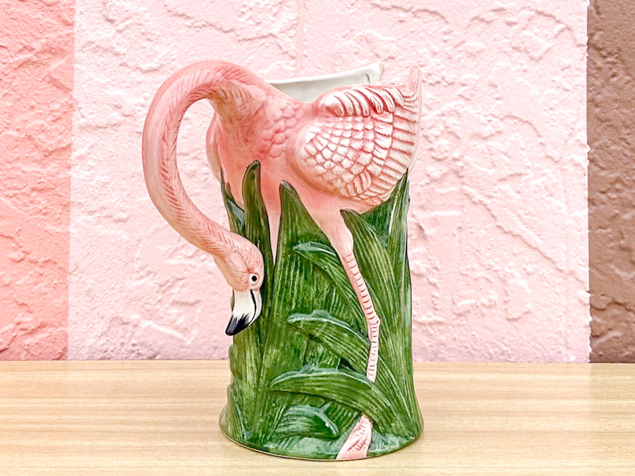 Fitz and Floyd Flamingo Pitcher