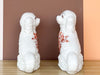 Italian Floral Staffordshire Dogs
