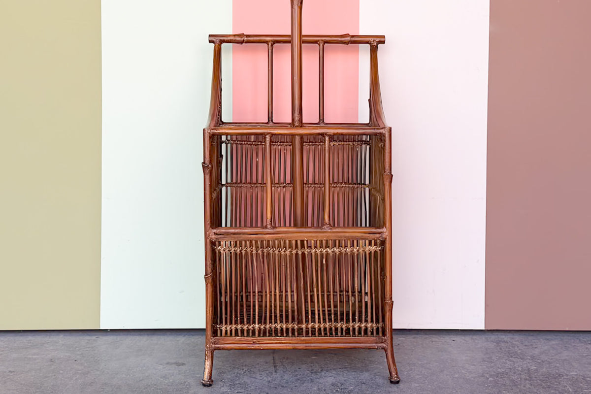 Metal Faux Bamboo Hat Rack