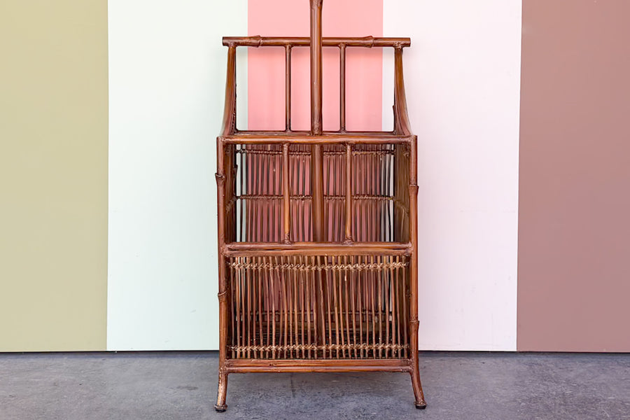 Metal Faux Bamboo Hat Rack