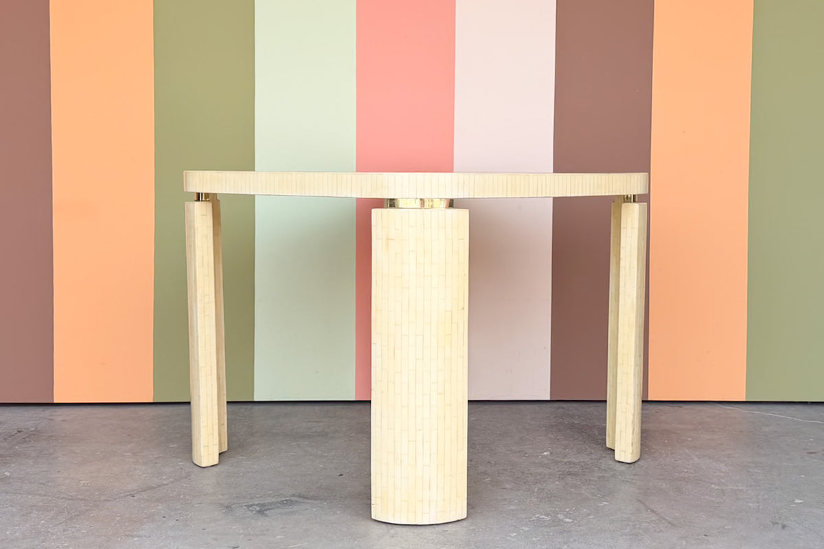 Bone Inlay Game Table
