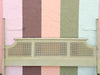 Faux Bamboo and Cane King Headboard