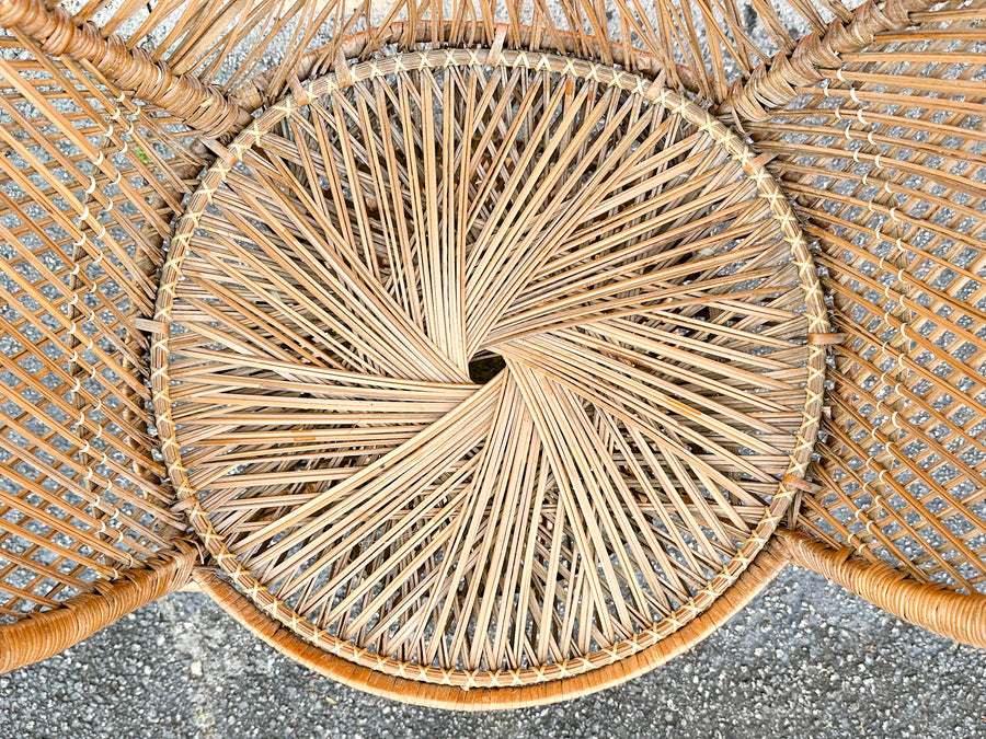 Cute Buri Rattan Sunburst Chair
