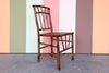 Handsome Tortoiseshell Rattan Desk Chair