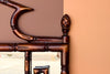Pair of Tortoiseshell Faux Bamboo Pagoda Mirrors