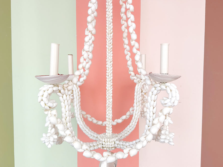 Currey and Company Shell Chandelier