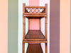 Tortoiseshell Rattan Etagere