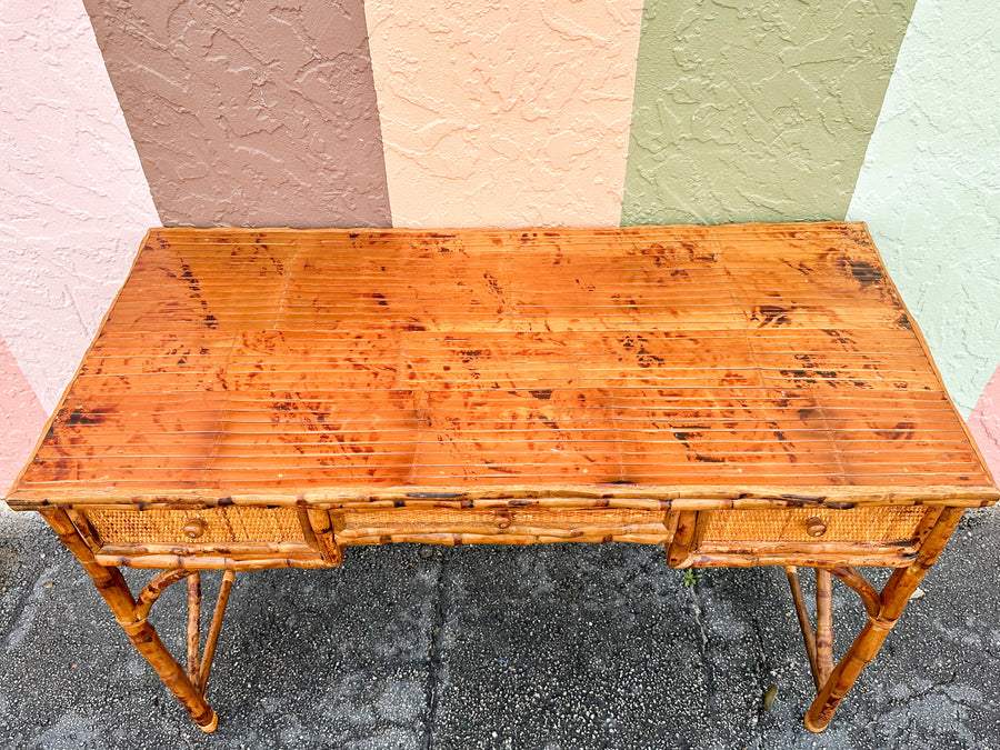 Island Chic Bamboo Desk and Chair