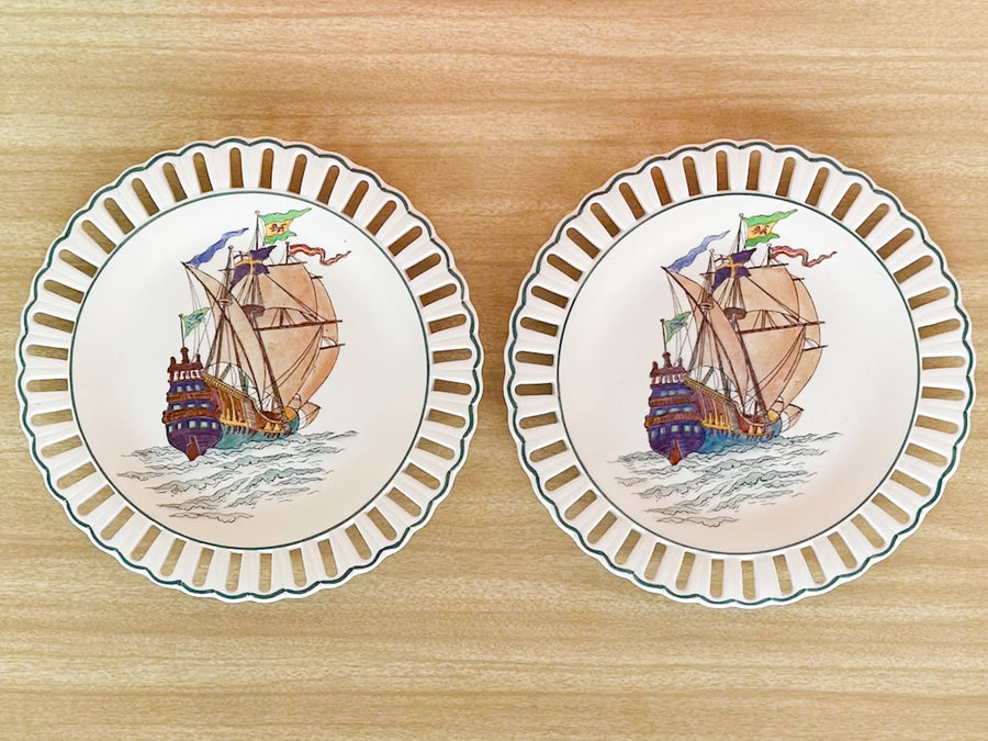 Set of Ten Nautical Wedgewood Plates