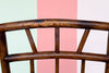 Handsome Tortoiseshell Rattan Desk Chair