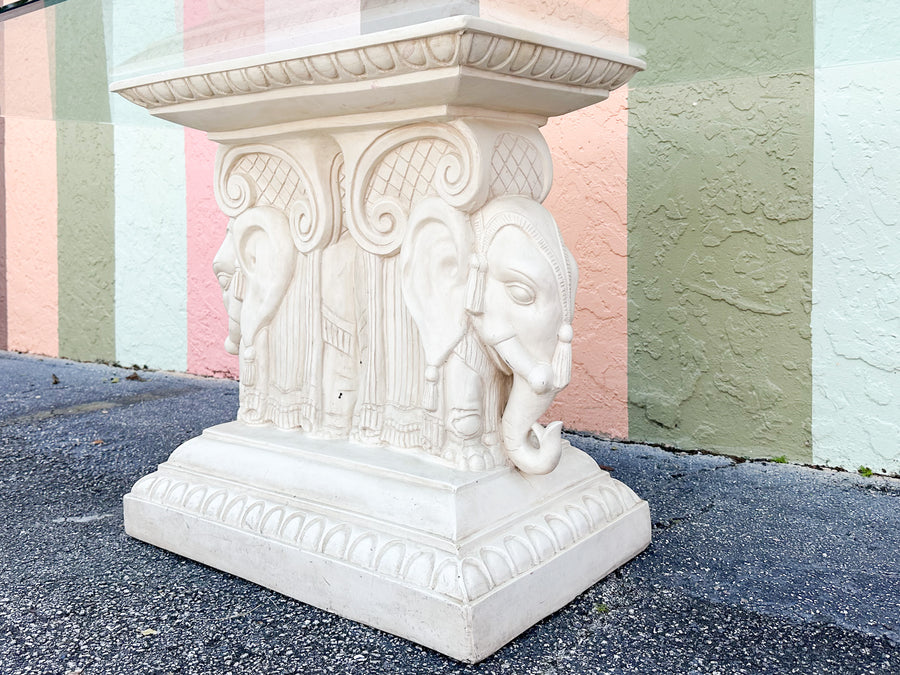 Plaster Elephant Dining Table