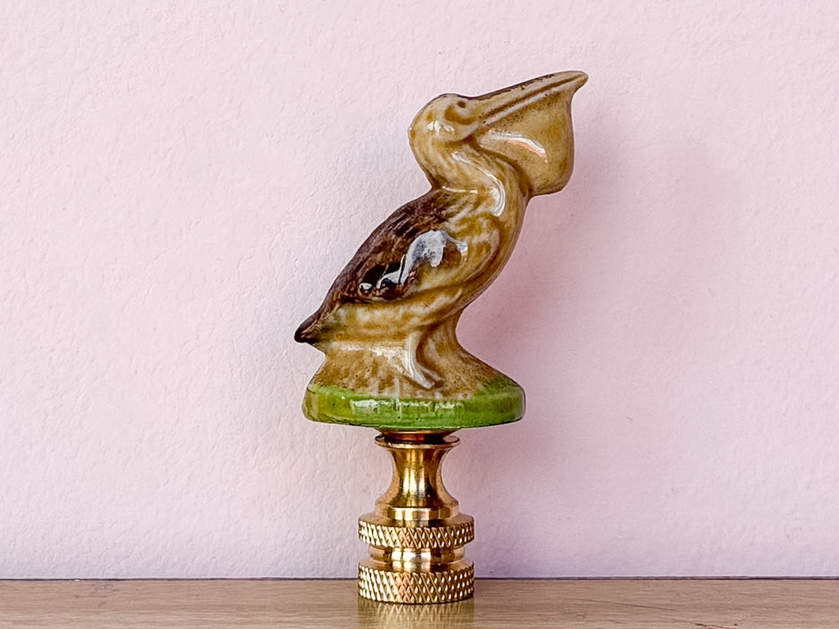 Wade Whimsies Finial — Pelican