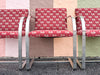 Set of Four Chic Chrome Dining Chairs