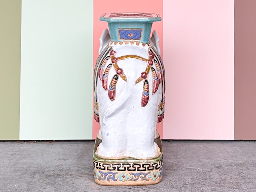 Colorful Elephant Garden Seat