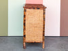 Tortoiseshell Rattan Nightstand