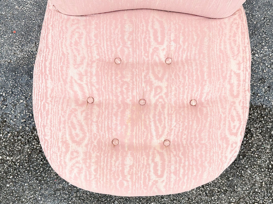 Pink Chic Upholstered Sweetheart Chair