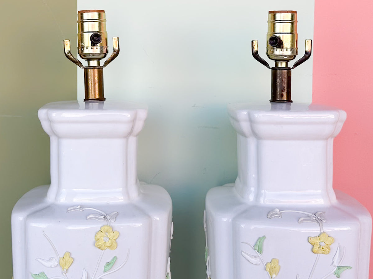 Pair of Sweet Spring Icing Lamps