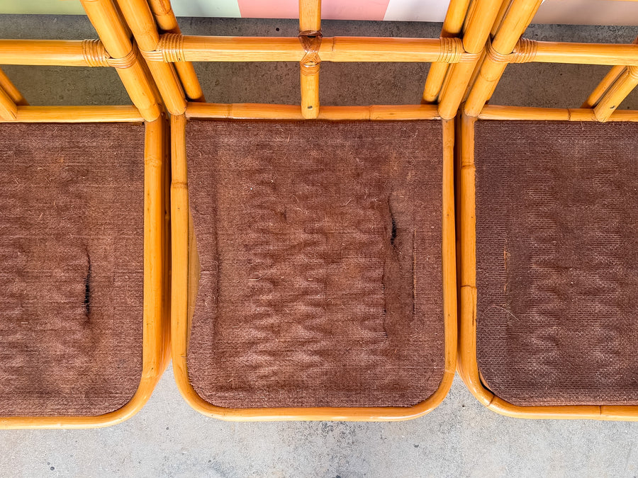 Frankl Style Rattan Pretzel Sofa