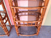 Pair of Handsome Rattan Etageres