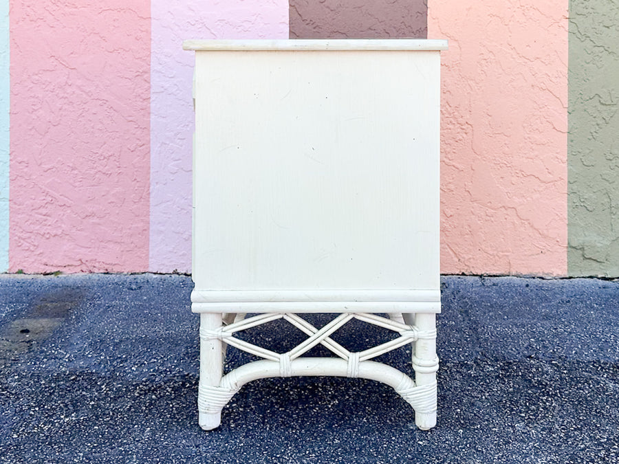 Ficks Reed Faux Bamboo Nightstand