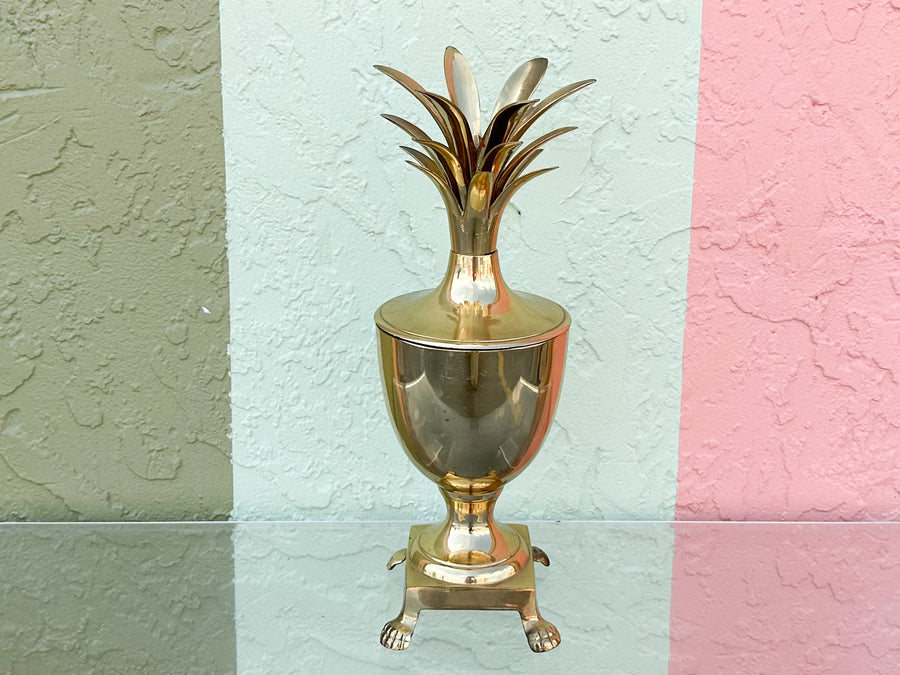 Brass Pineapple Ice Bucket