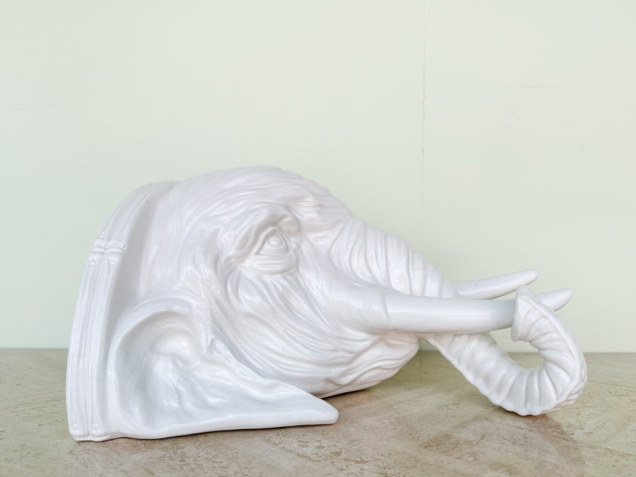 Ceramic Elephant Wall Shelf