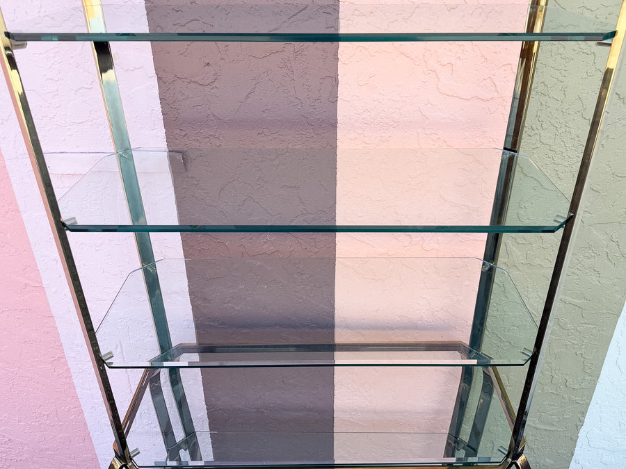 Brass Pagoda Etagere