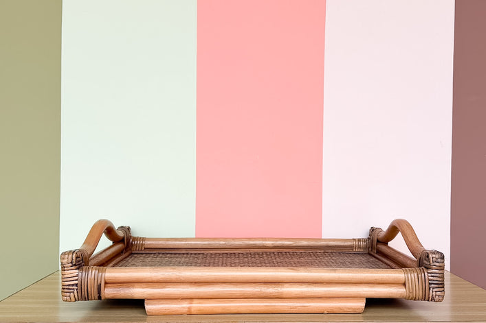 Large Rattan Tray