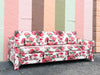 Pink Hydrangea Chintz Sofa