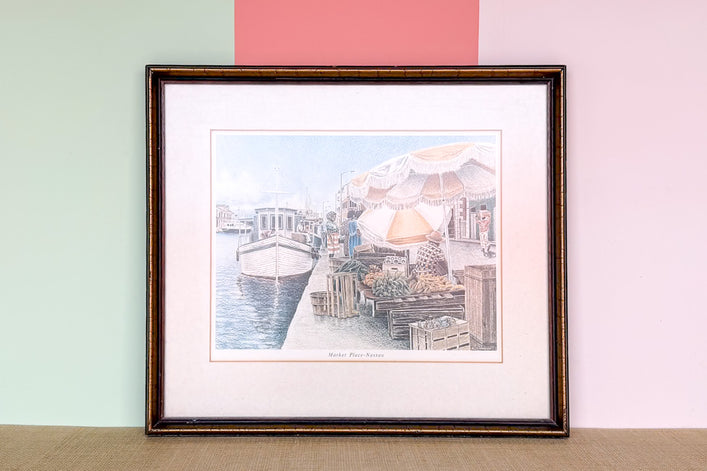 Bahamas Market Framed Art