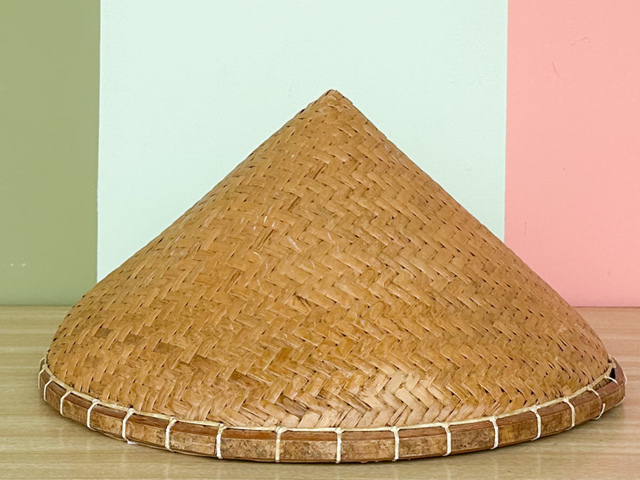 Trio of Cane and Rattan Hats