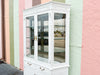 Newly Painted Faux Bamboo Greek Key Century Cabinet