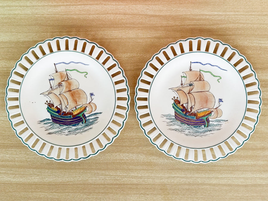 Set of Ten Nautical Wedgewood Plates