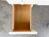Custom Wood and Rattan Painted Desk