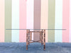 McGuire Style Rattan Dining Table