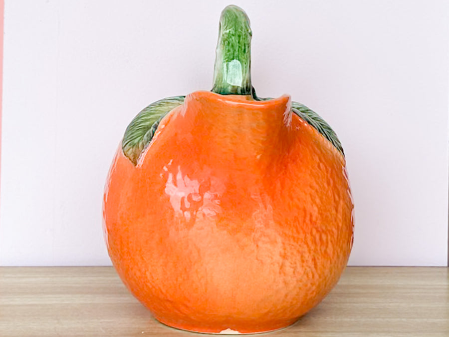 Italian Orange Pitcher
